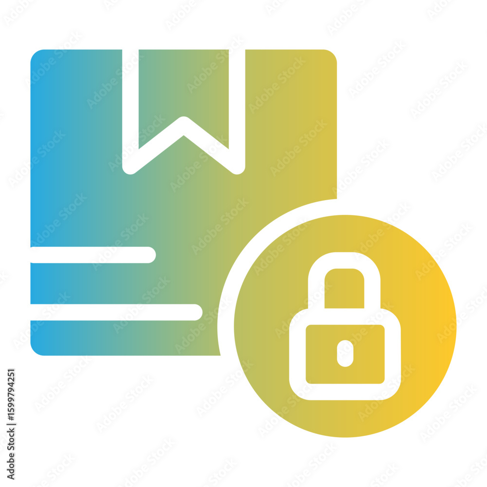 Delivery Security On Flat Gradient Style Delivery Security On Flat Gradient Style