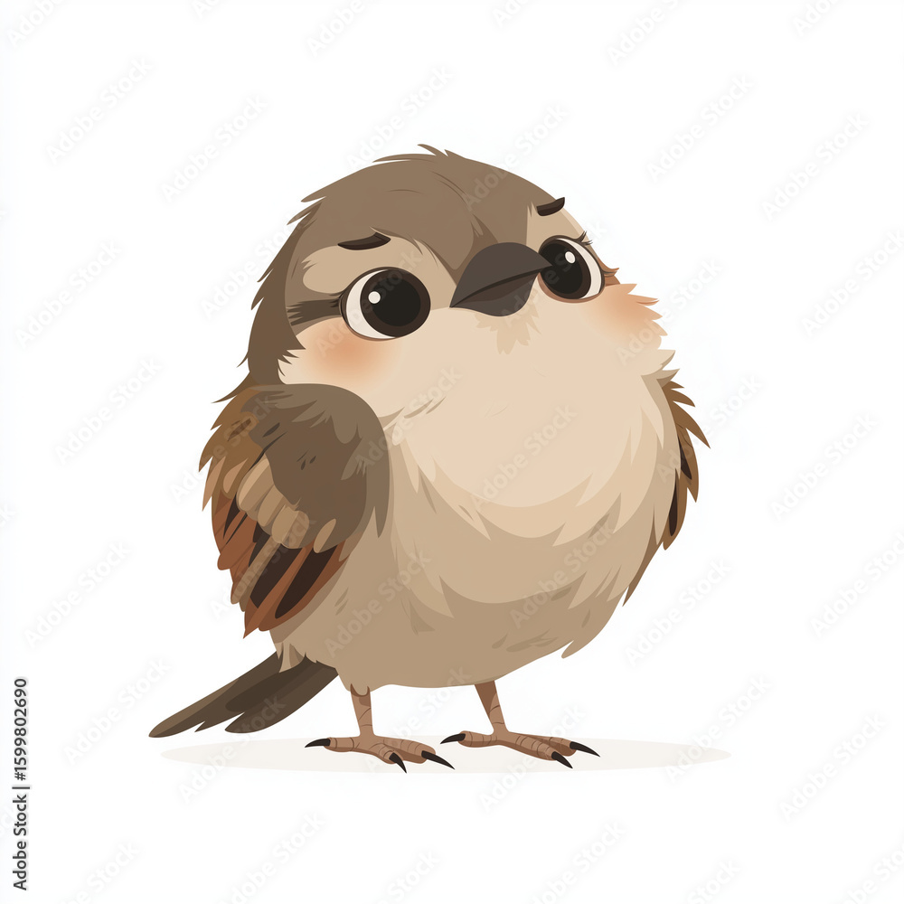 Obraz premium cute little sparrow