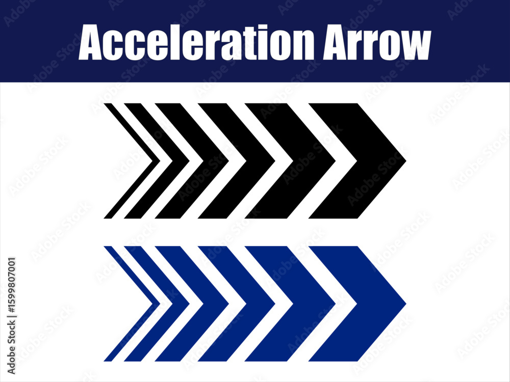 Obraz premium Dynamic Acceleration Arrow with Turn Sign Vector Icon. Clean vector arrow icon illustrating speed, direction change, and fast forward movement concept.