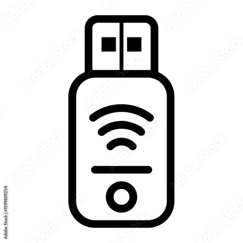 Wireless USB Icon