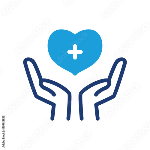 healthcare colored icon vector design good for web or mobile app