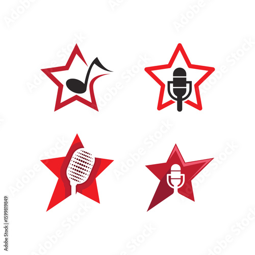 Microphone and star