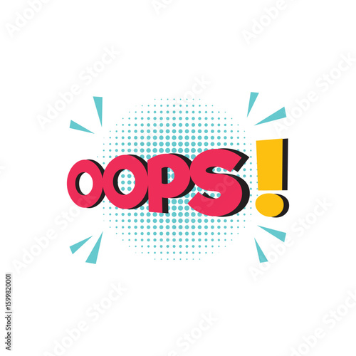 oops exclamation point.