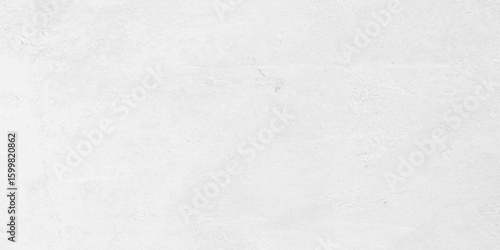 White cement wall in retro concept. Old concrete background for wallpaper or graphic design. Blank plaster texture in vintage style. Modern house interiors that feel calm and simple.
