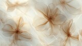 Delicate floral pattern on sheer fabric