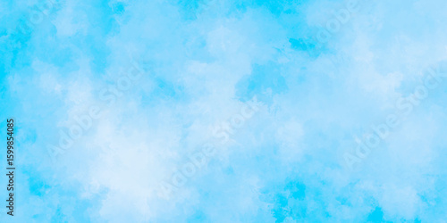Abstract grunge sky blue soft painted watercolor paint splash. inspiring views of fluffy clouds blue sky background. cloudy blue sky various natural clouds and smoke. morning cloud in the sky.