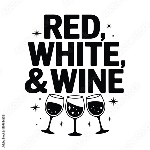 Red, White & Wine Celebration Design