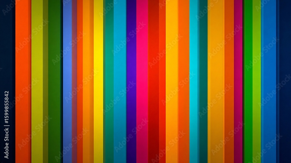 Obraz premium Vibrant Action of Colorful Stripes, Abstract Background, Digital Art, Modern Environment, Eye-Catching Viewpoint