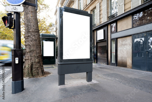 Tableau sur toile Panneau publicitaire à Paris