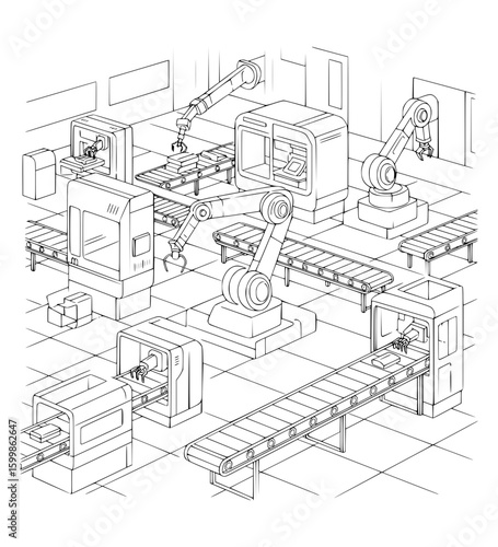 Smart Factory with Automated Machines