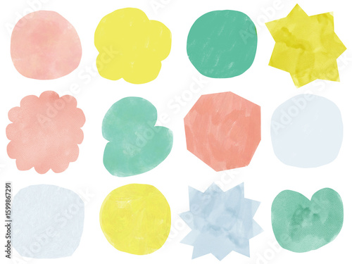 手書きあしらいセット　模様　パターン