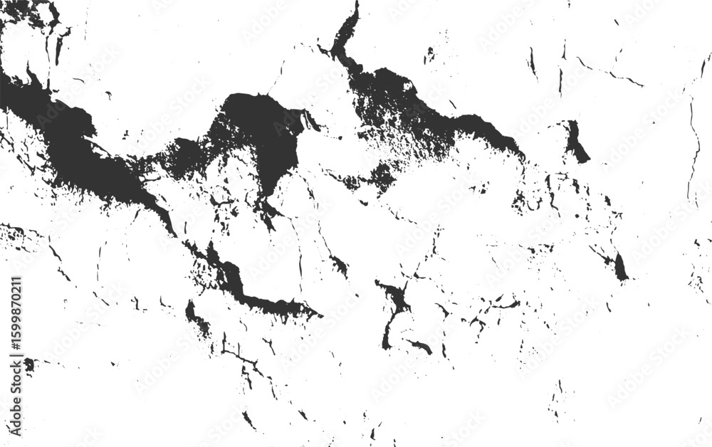 Naklejka premium Abstract dark grey organic shapes on white background texture