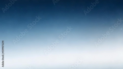 Elegant Smooth Gradient From Deep Blue To Pure White Background with a Minimalist and Abstract Design Optimized For Adobe Stock