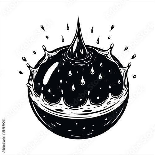Zero Gravity Water Drops Stock