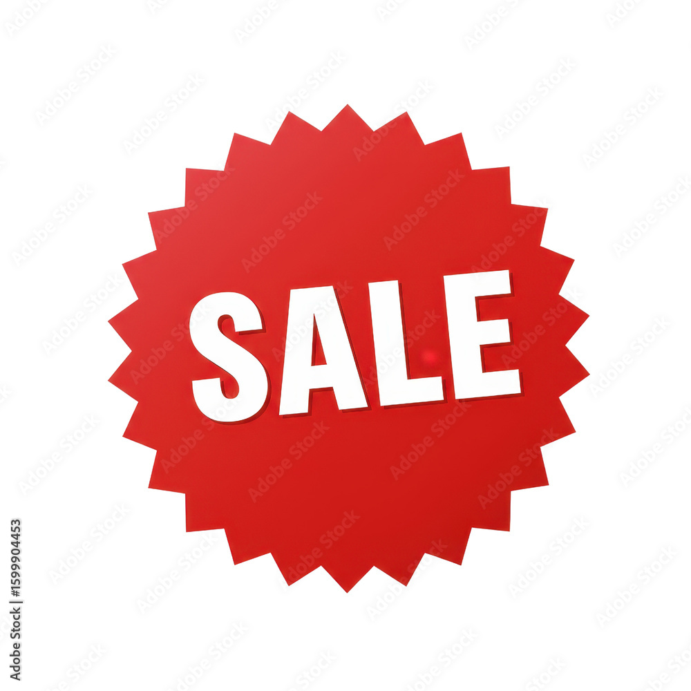 Big discount offer red sale promotion for special price tag on transparent background Big discount offer red sale promotion for special price tag on transparent background