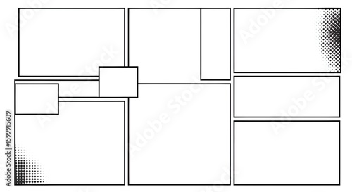Comic Panel Layout 9