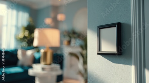 Interior shot of a living room corner