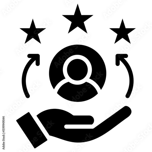 Customer Satisfaction glyph icon