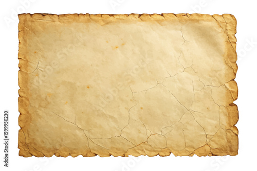 Vintage aged original old paper sheet background with natural stains, perfect for history, documentation, textured scrapbooking, and antique style design projects.