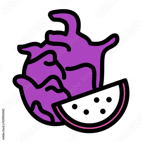 pitaya fruit icon