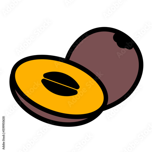 sapodilla icon design