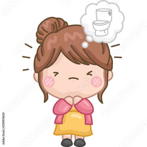 a vector of a pregnant lady 