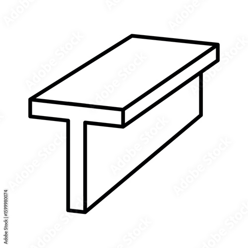 Steel Icon – Modern Industrial Symbol