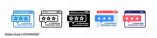 Good Feedback Multiple Style Icon Set Collection.  