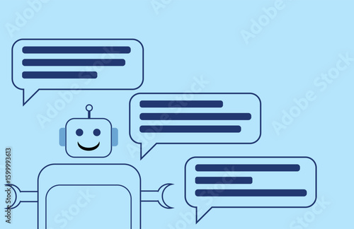 Mobile Chatbot Conversation Screen with AI Reply Bot