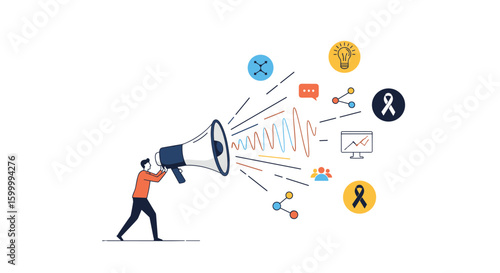 Illustrating the power of persuasive communication and its widespread impact on diverse audiences and business objectives
