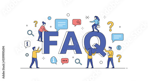 Frequently asked questions answering common queries about services information and support