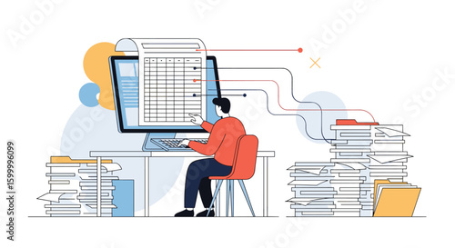 Efficient workflow management and data organization for business productivity improvement