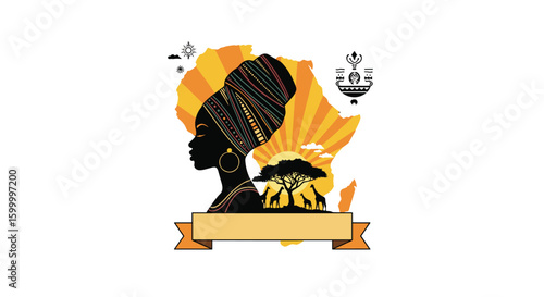 Celebrate african heritage and culture with vibrant artistic expressions and cultural pride