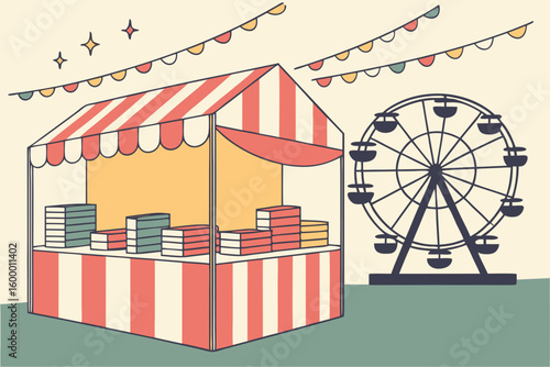 Carnival Book Stall Scene