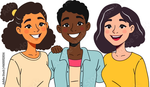Happy Friendship Day Background Banner Design Template Illustration