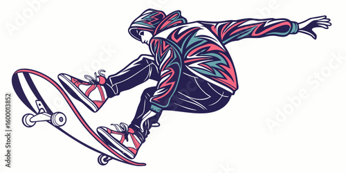 Person on skating board 