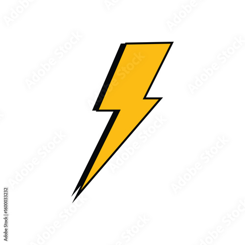 Retro 90's Element - Lightning Bolt