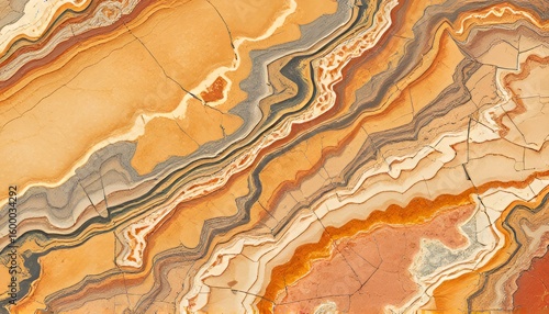 A metamorphic rock formed from limestone characterized by its ve