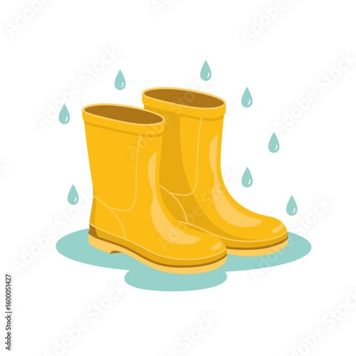 Yellow Rain Boots