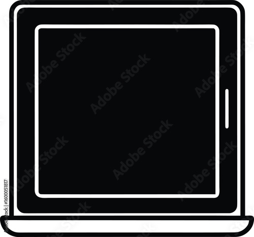 black tablet pc