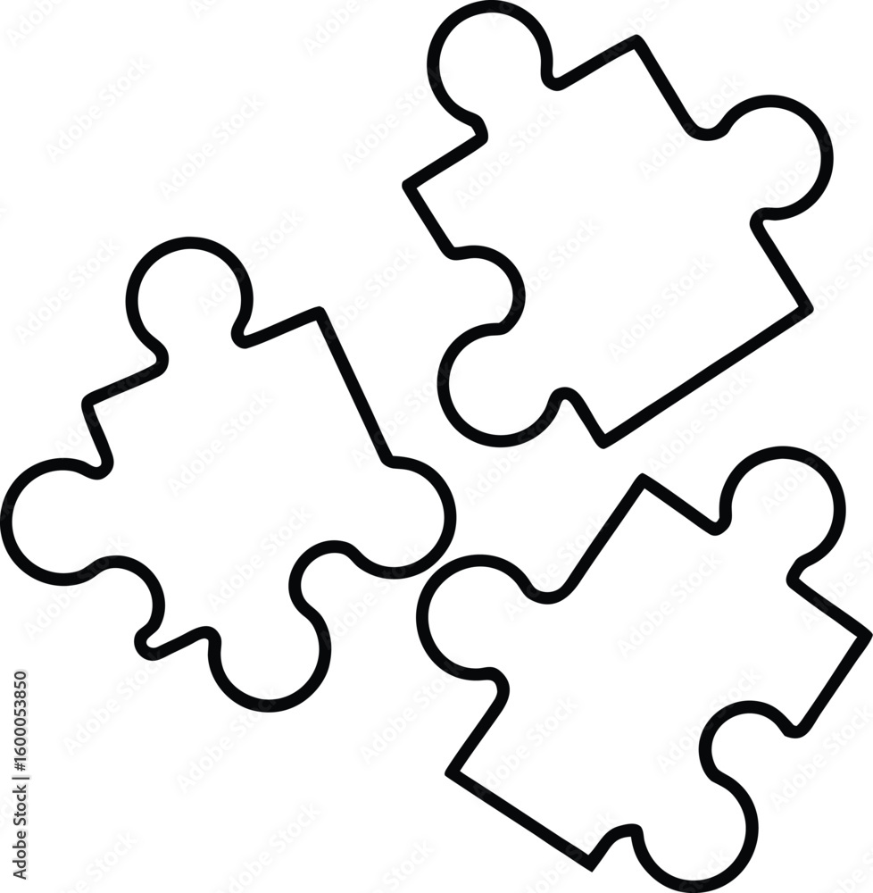 Fototapeta premium jigsaw puzzle pieces