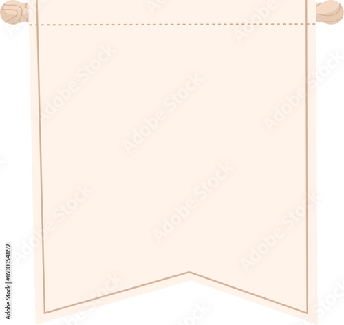 Pennant Flag Illustration