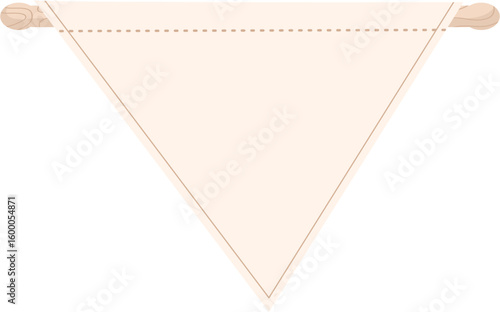 Pennant Flag Illustration