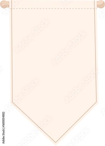 Pennant Flag Illustration