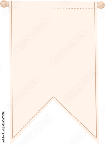Pennant Flag Illustration