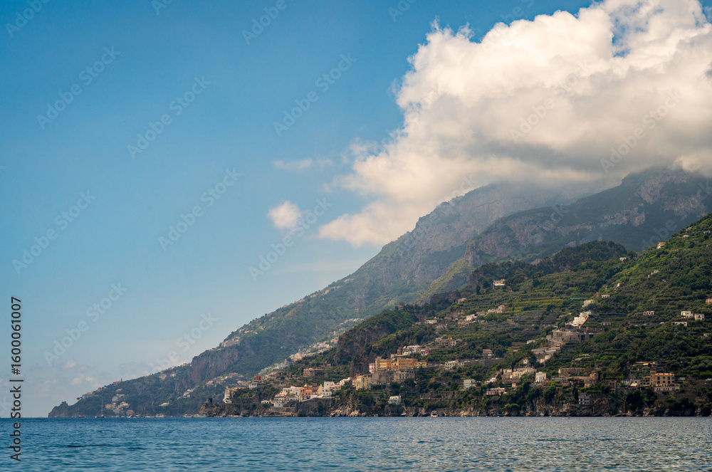 Clouds Over Mountains, Minori, Amalfi Coast Clouds Over Mountains, Minori, Amalfi Coast