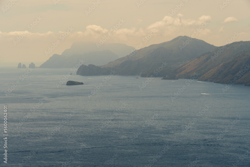Fototapeta premium Scenic Mountain Trail, Amalfi Coast