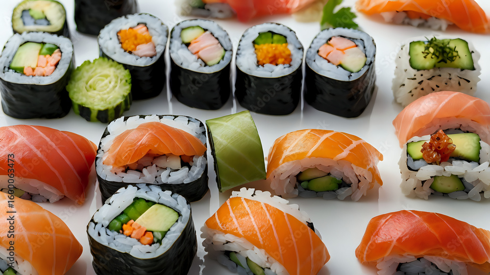 sushi on a plate sushi on a plate