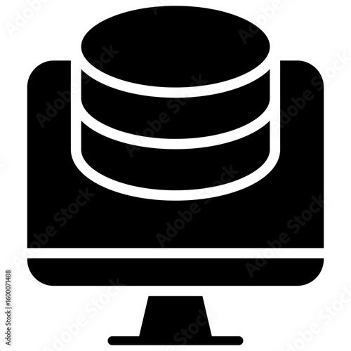 Online Databases glyph icon