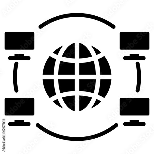 Intranets & Extranets glyph icon
